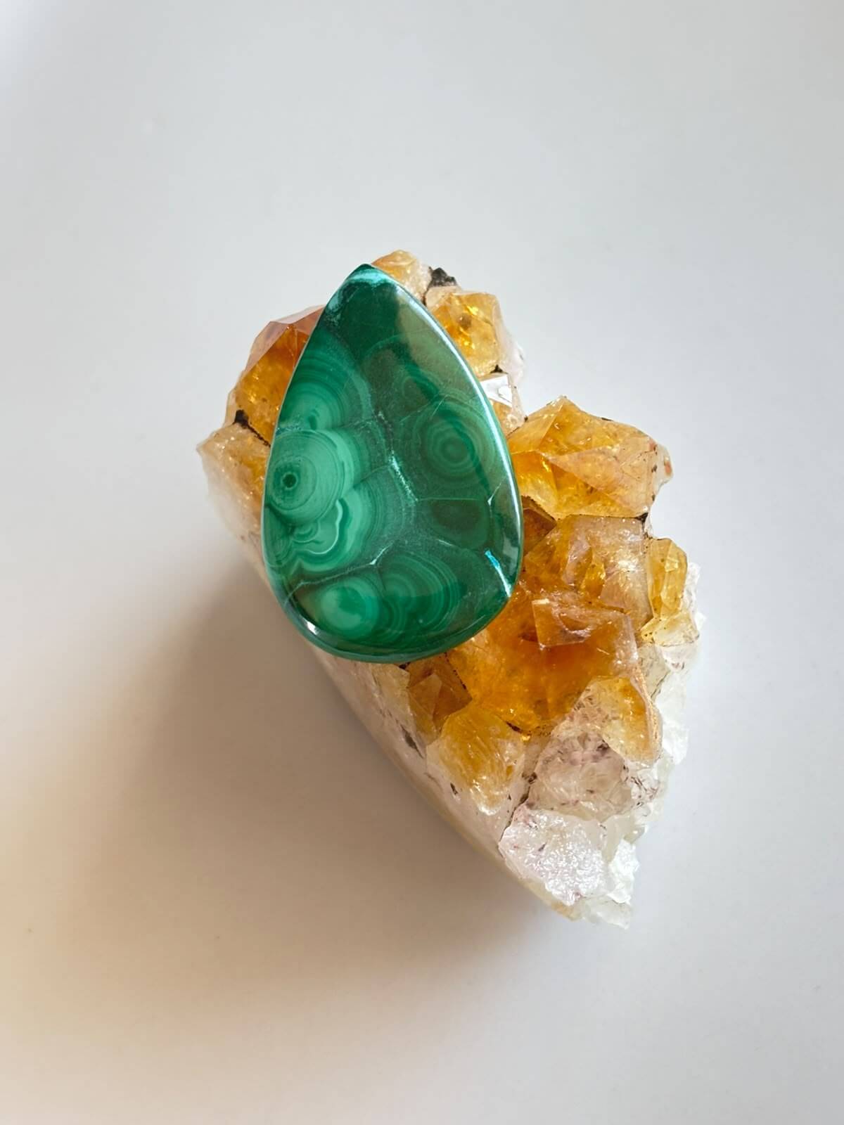 26mm Malachite Stone for Custom Jewellery