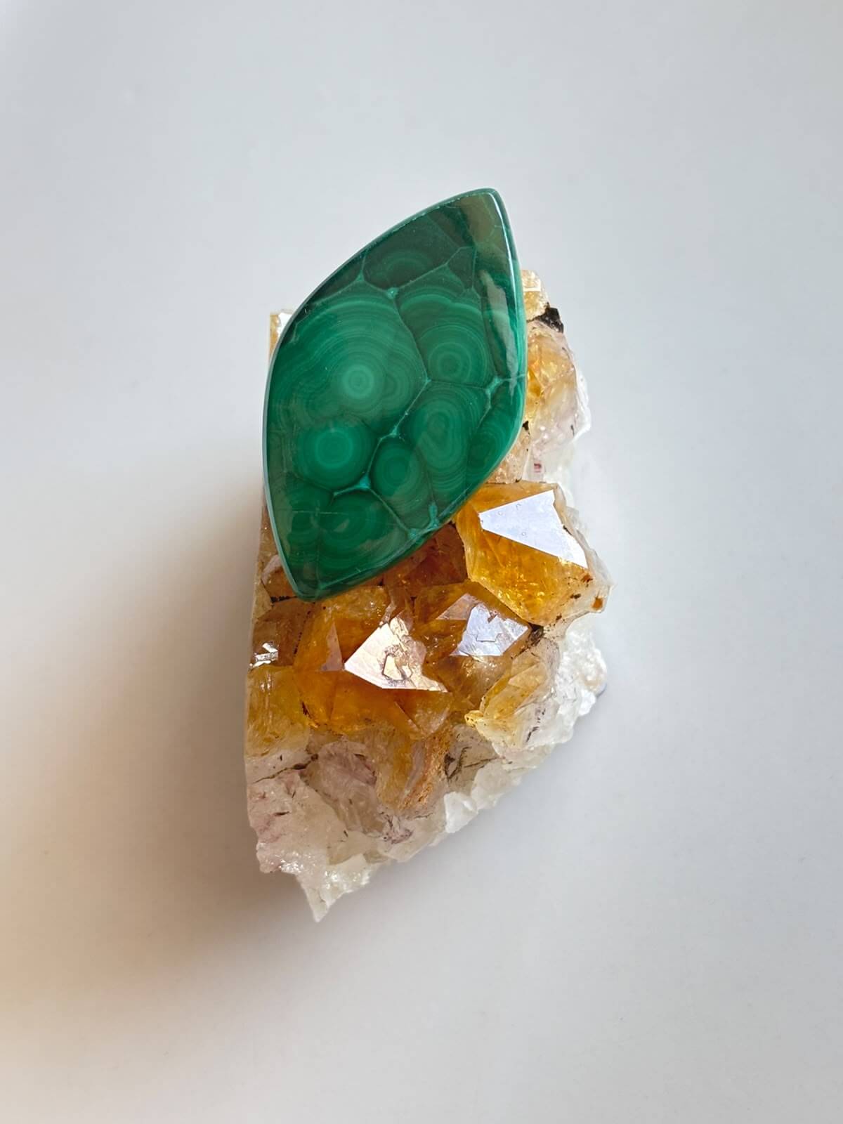 42mm Malachite Stone for Creative Jewellery