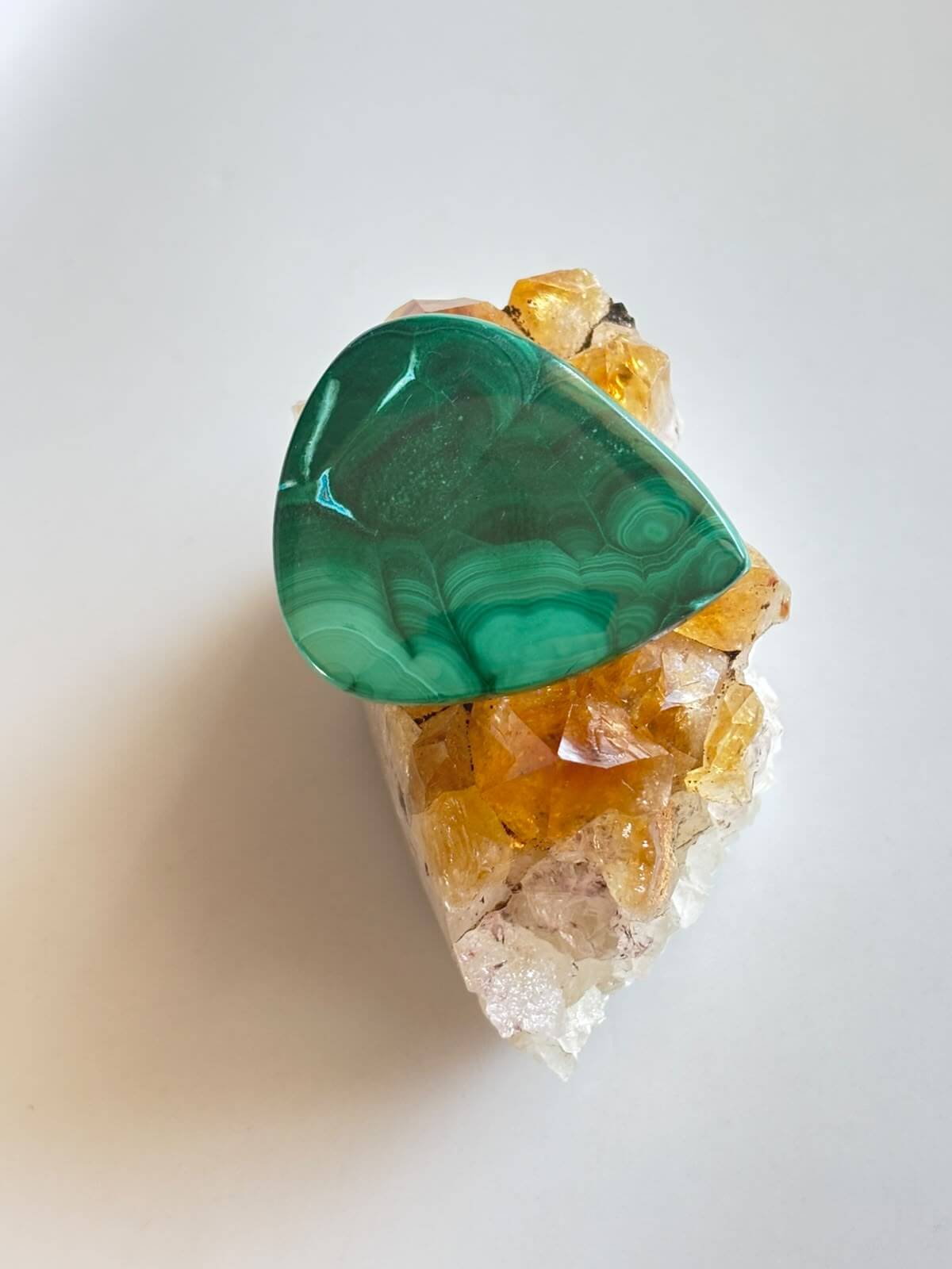 38mm Malachite Gemstone for Pendant Designs