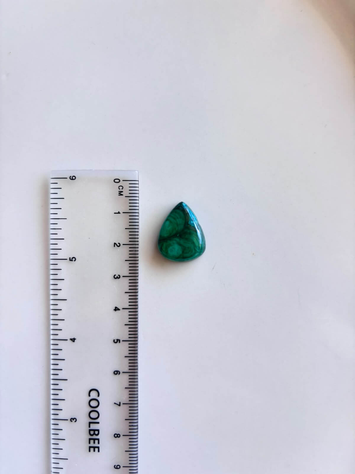 19mm Malachite Stone for Wire Wrapping - Image 2