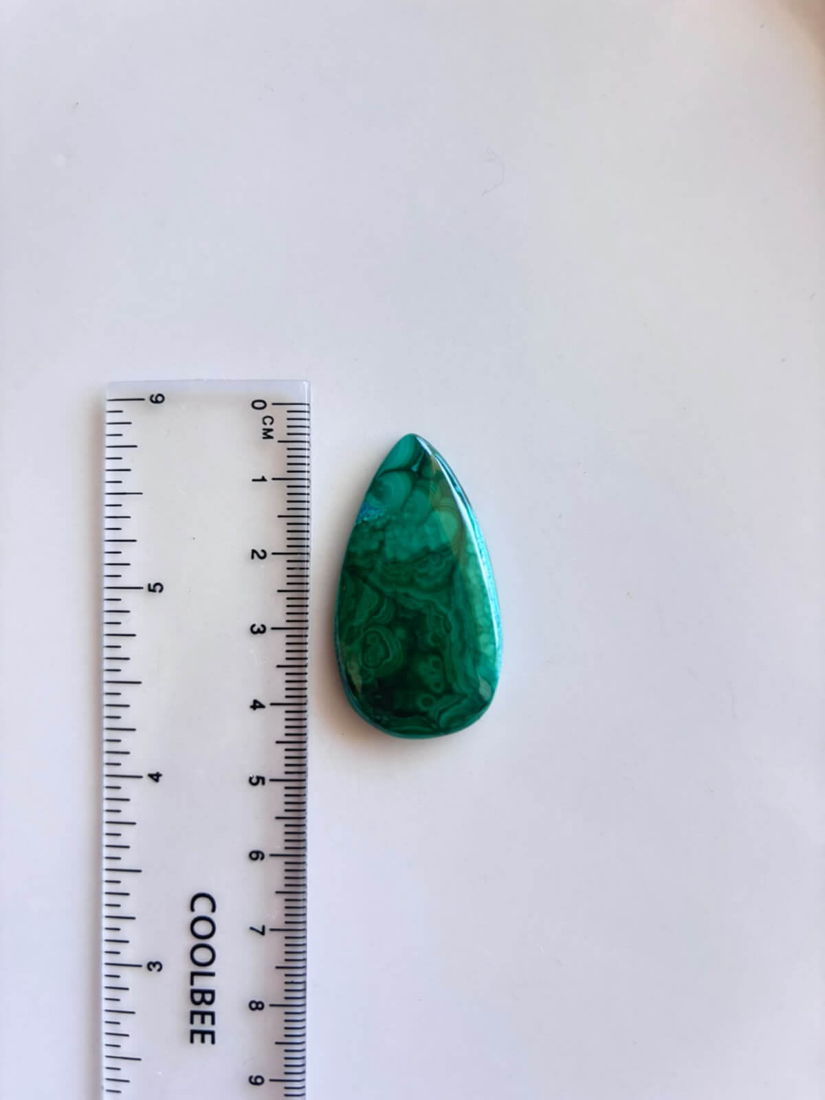 40mm Malachite Gemstone for Handmade Designs - Image 2