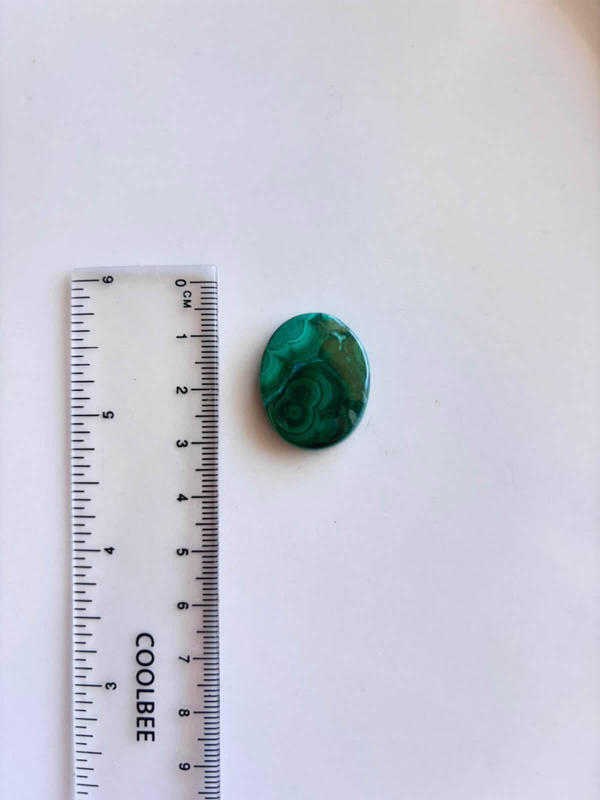 25mm Malachite Gemstone for Macramé Projects - Image 2