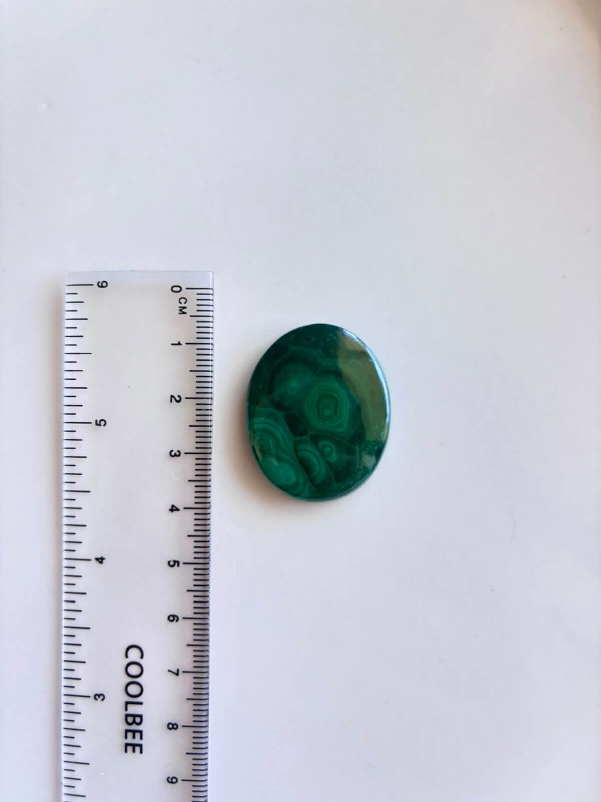 32mm Malachite Stone for Macramé - Image 2