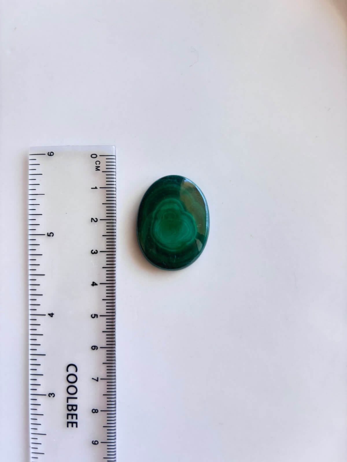 29mm Malachite Gemstone for Wire Wrapped Designs - Image 2