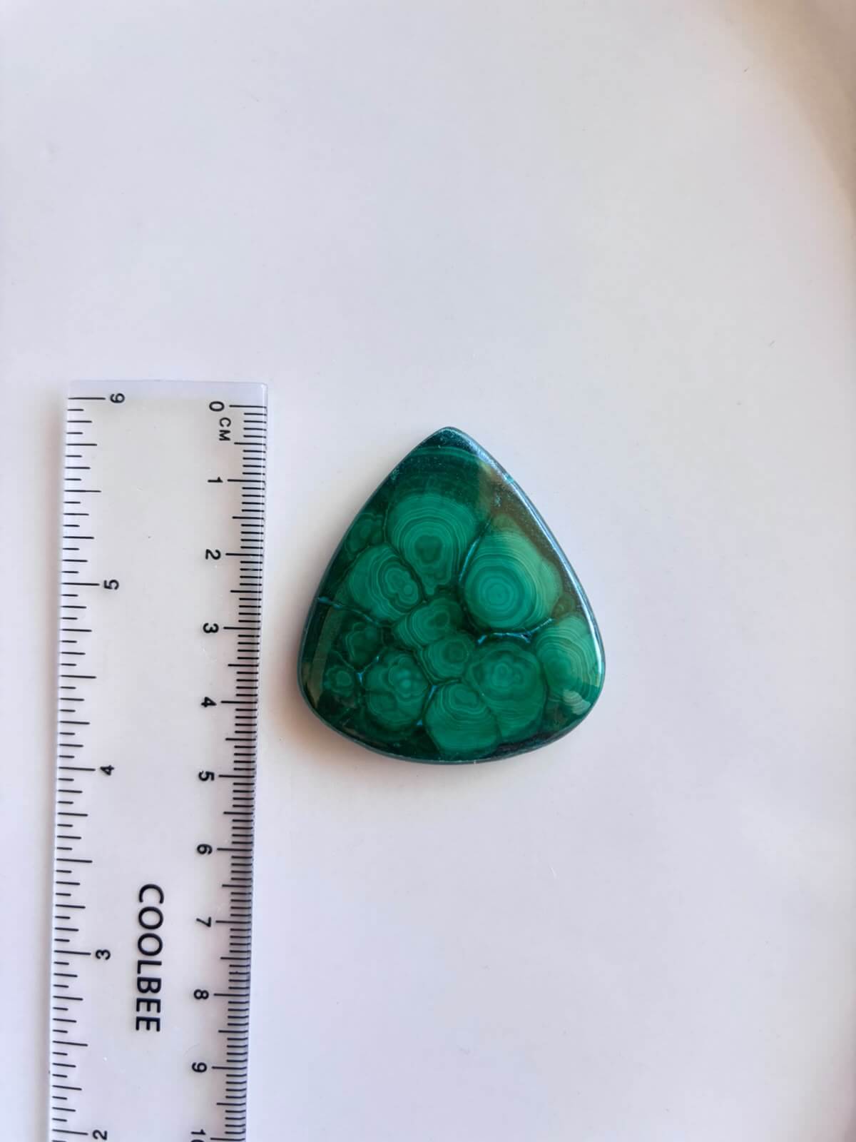 44mm Malachite Stone for Macramé - Image 2