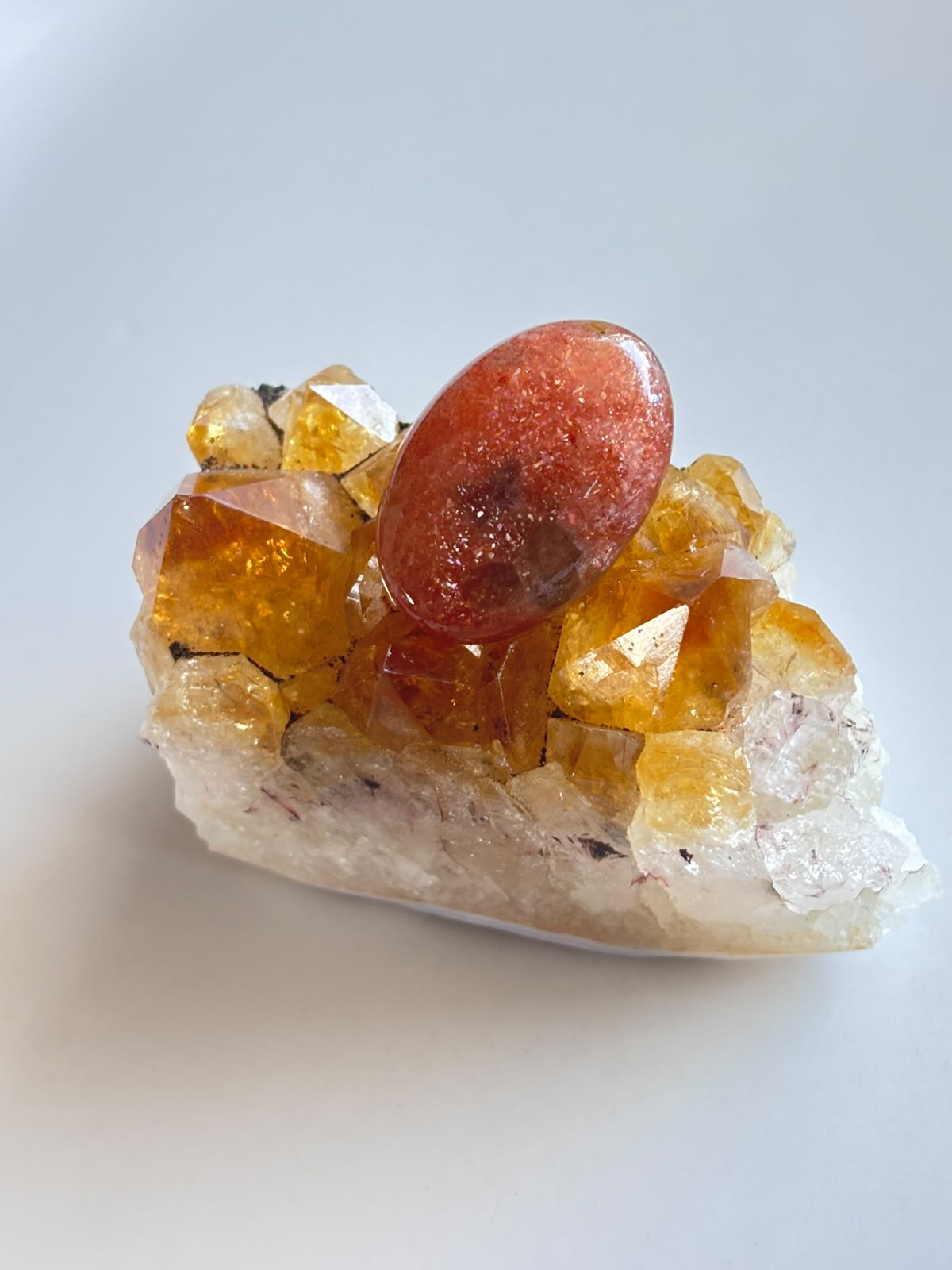 26mm Sunstone Gemstone for Pendant Designs