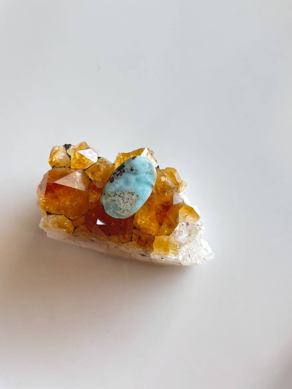 22mm Larimar Gemstone for Macramé Projects
