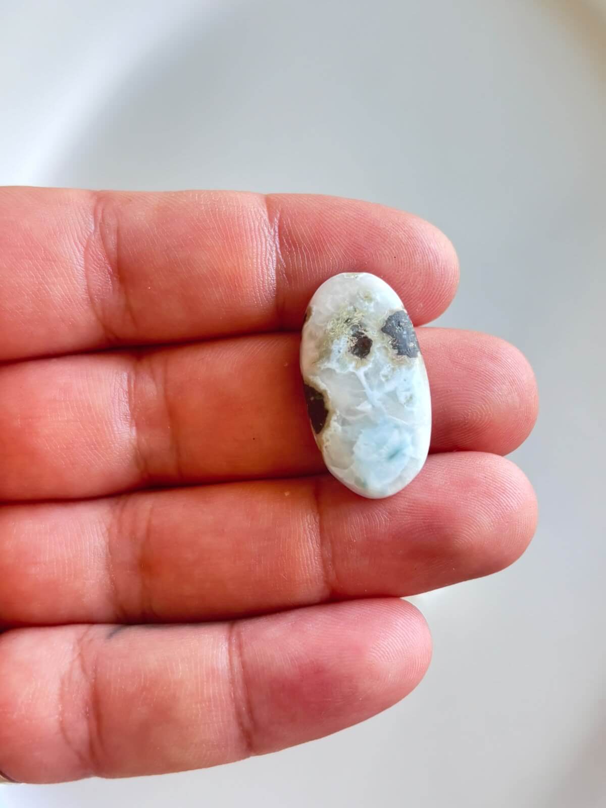 30mm Larimar Stone for Creative Jewellery - Image 2