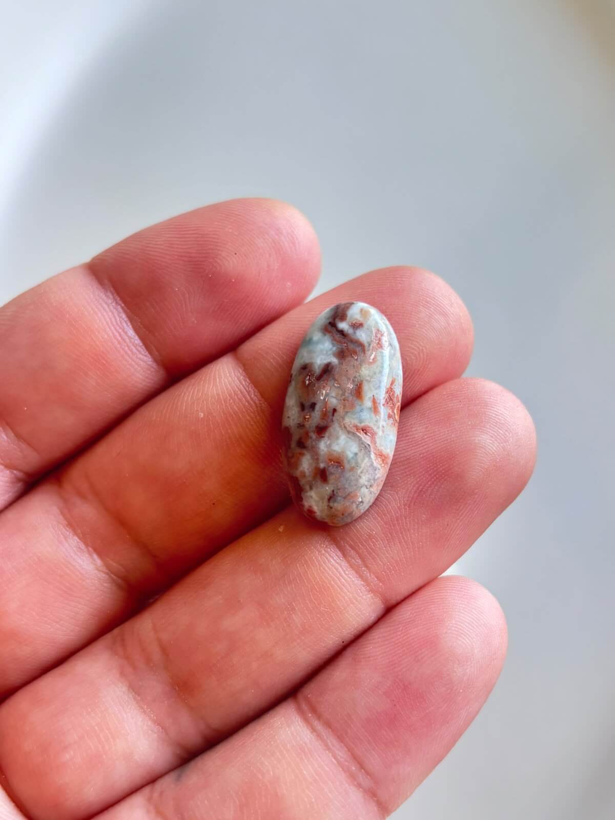 27mm Larimar Gemstone for Jewellery Making - Image 2