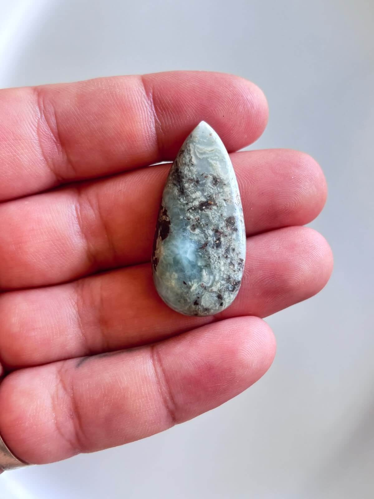 41mm Larimar Gemstone for Pendant Designs - Image 2