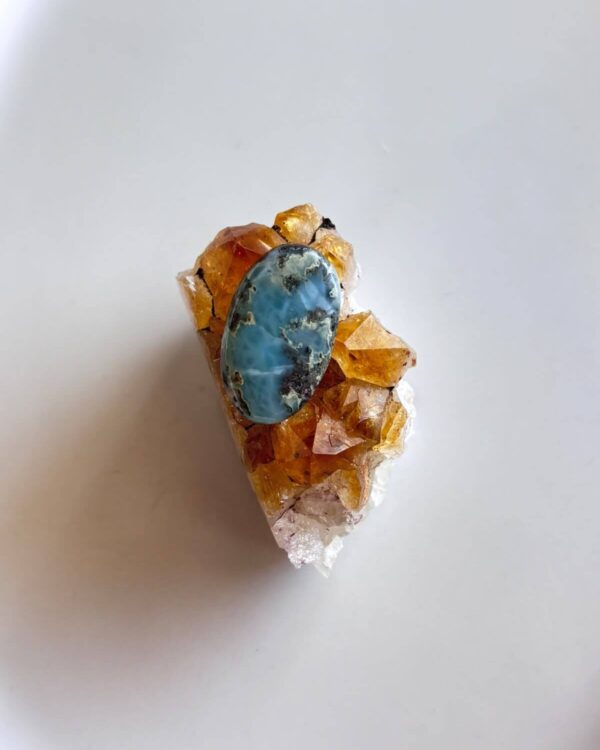 31mm Larimar Gemstone for Handmade Designs