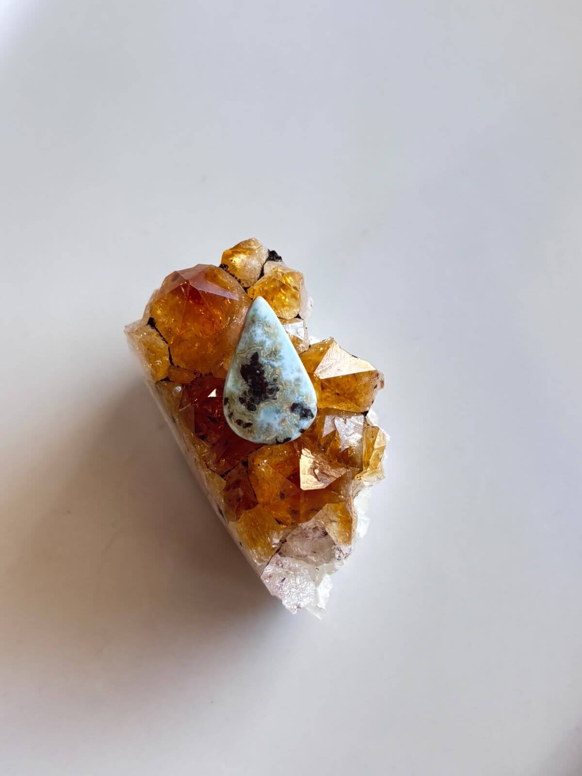 24mm Larimar Stone for Jewellery Projects
