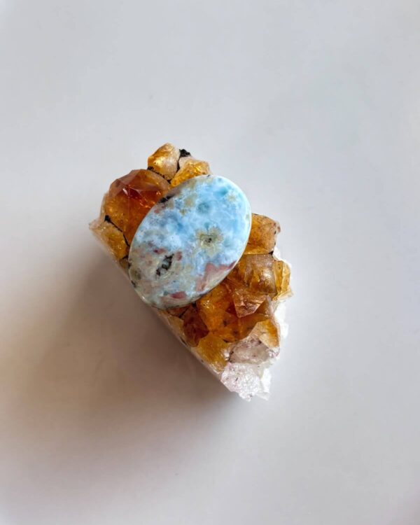 33mm Larimar Gemstone for Handmade Designs
