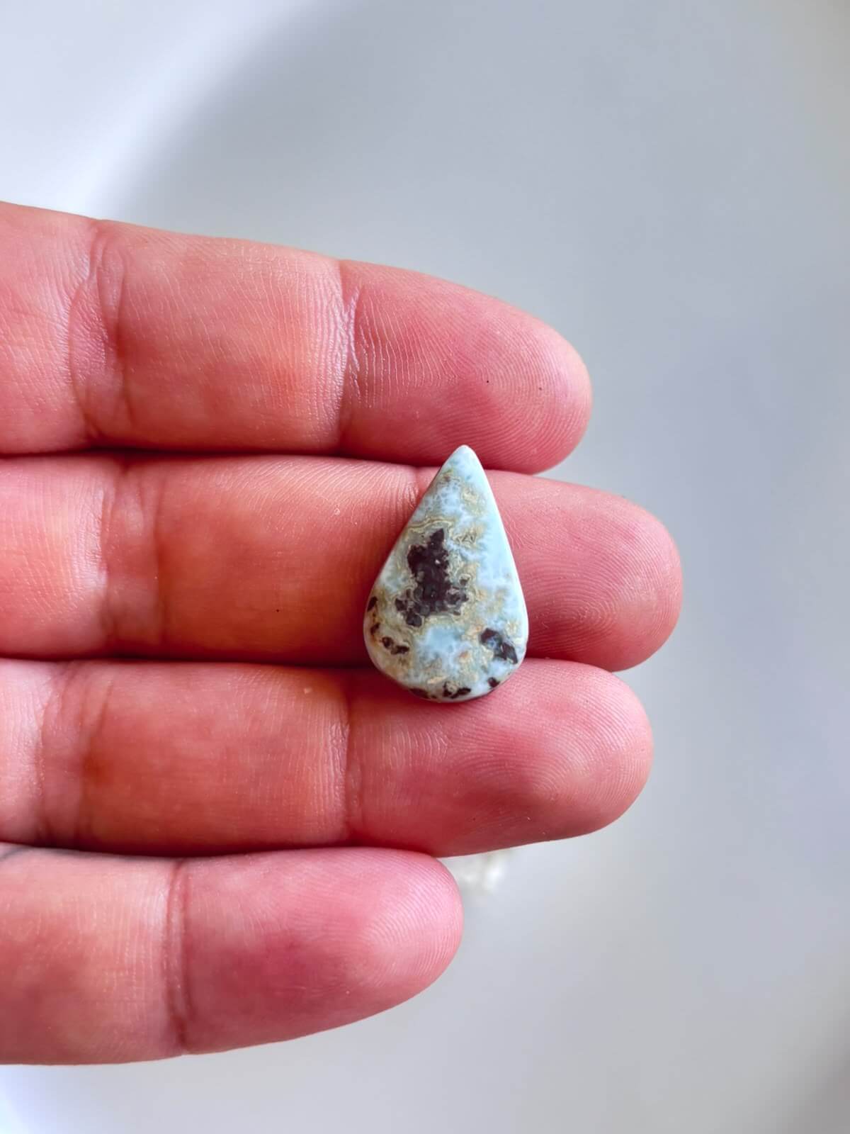 24mm Larimar Stone for Jewellery Projects - Image 2