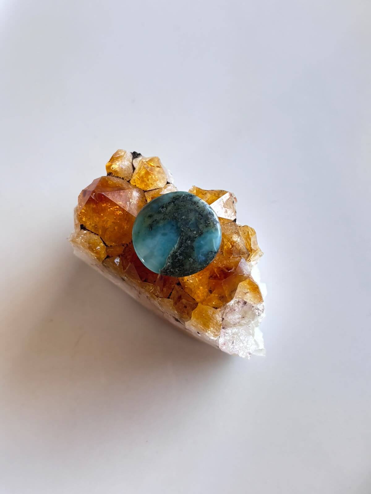 21mm Larimar Stone for Custom Jewellery