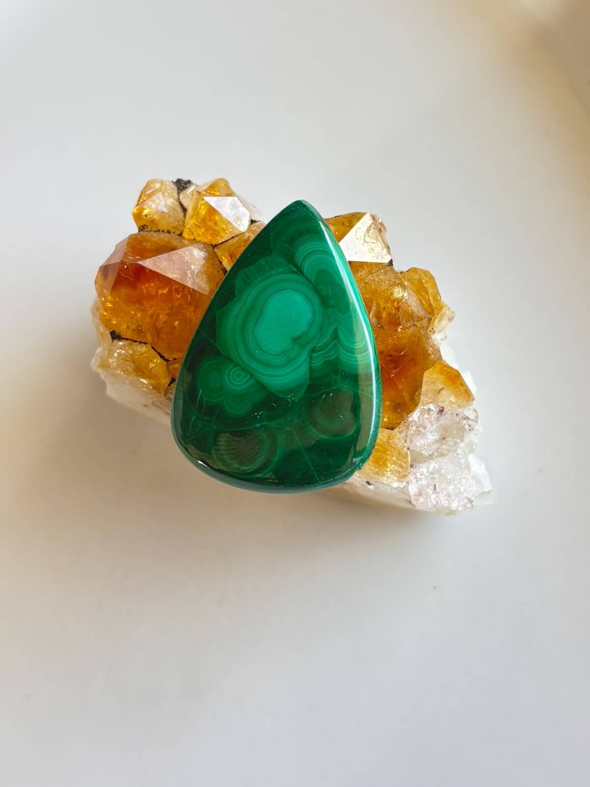 39mm Malachite Stone for Creative Jewellery