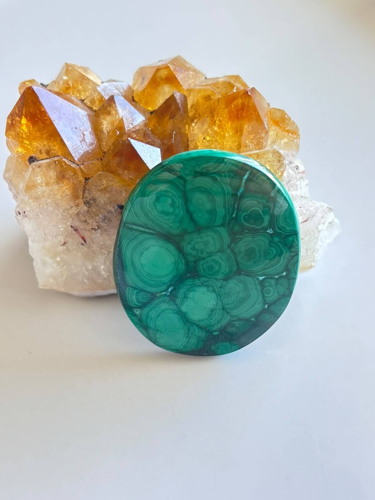 41mm Malachite Stone for Custom Jewellery
