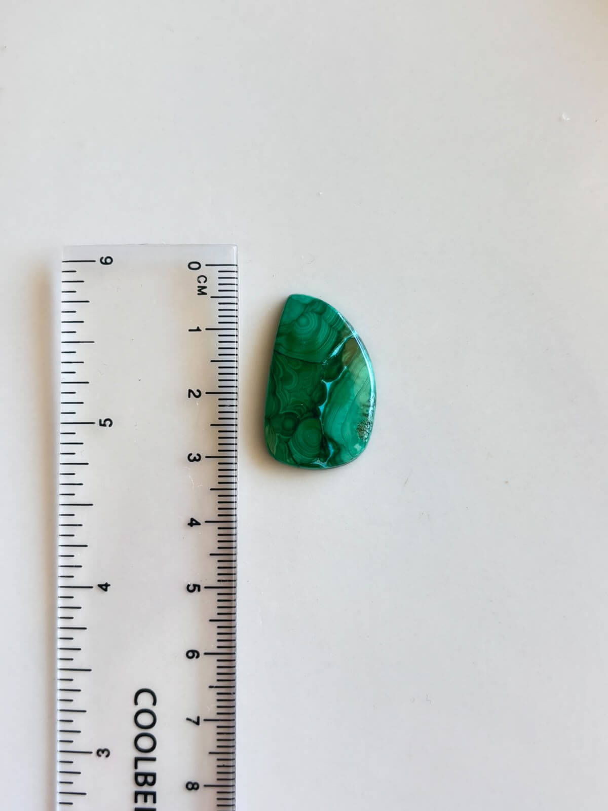 27mm Malachite Stone for Wire Wrapping - Image 2
