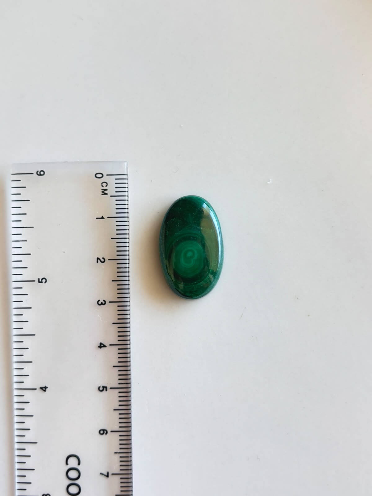 25mm Malachite Gemstone for Wire Wrapped Designs - Image 2