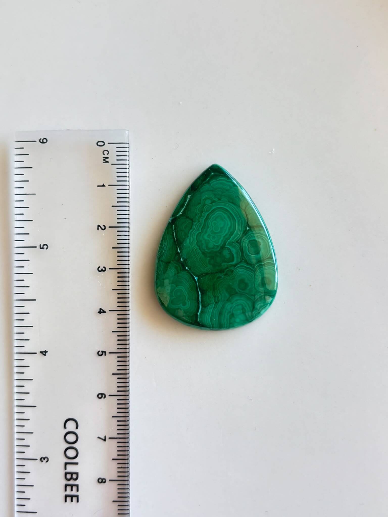 39mm Malachite Gemstone for Pendant Designs - Image 2