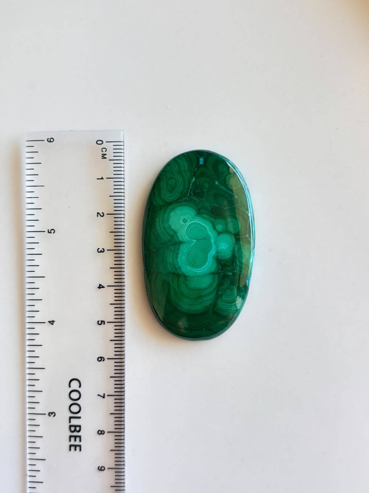 52mm Malachite Stone for Jewellery Projects - Image 2