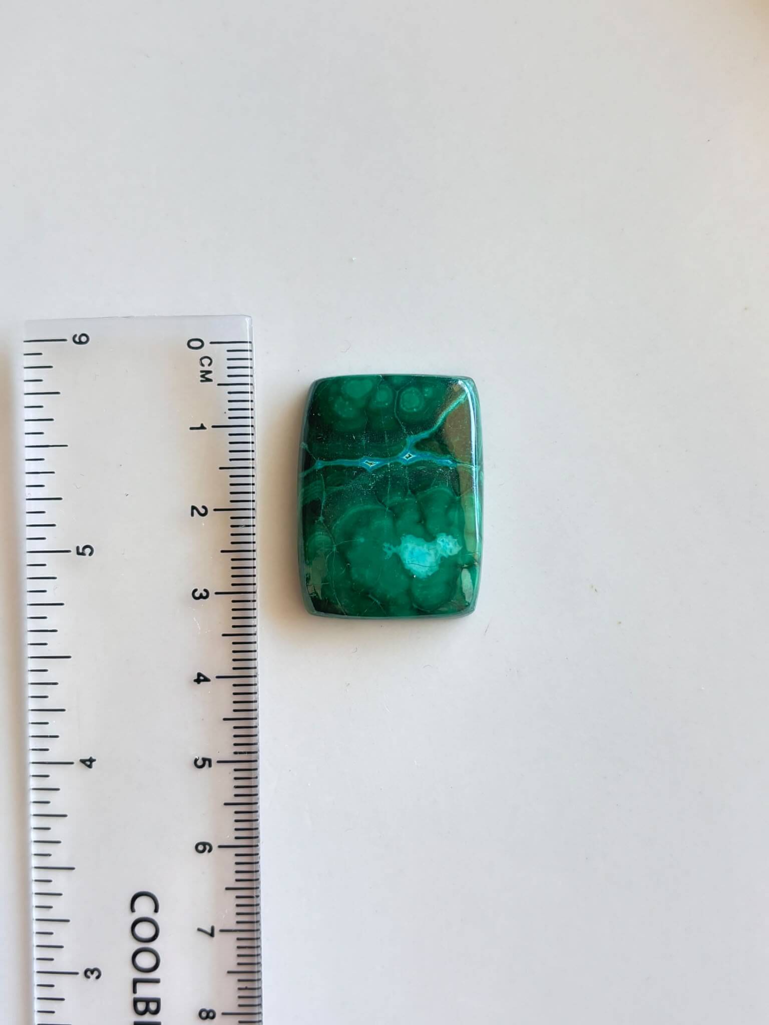29mm Malachite Stone for Macramé - Image 2