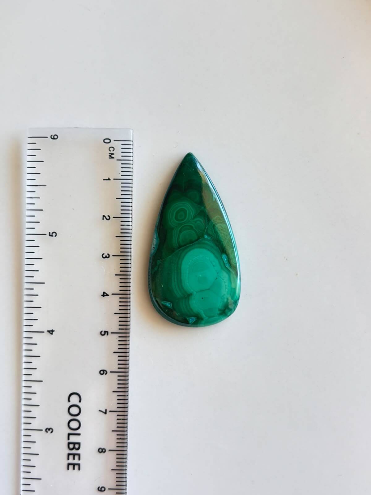 45mm Malachite Gemstone for Macramé Projects - Image 2