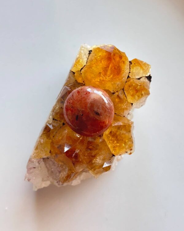 18mm Sunstone Stone for Macramé