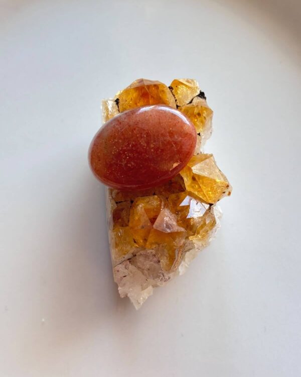 30mm Sunstone Gemstone for Jewellery Making
