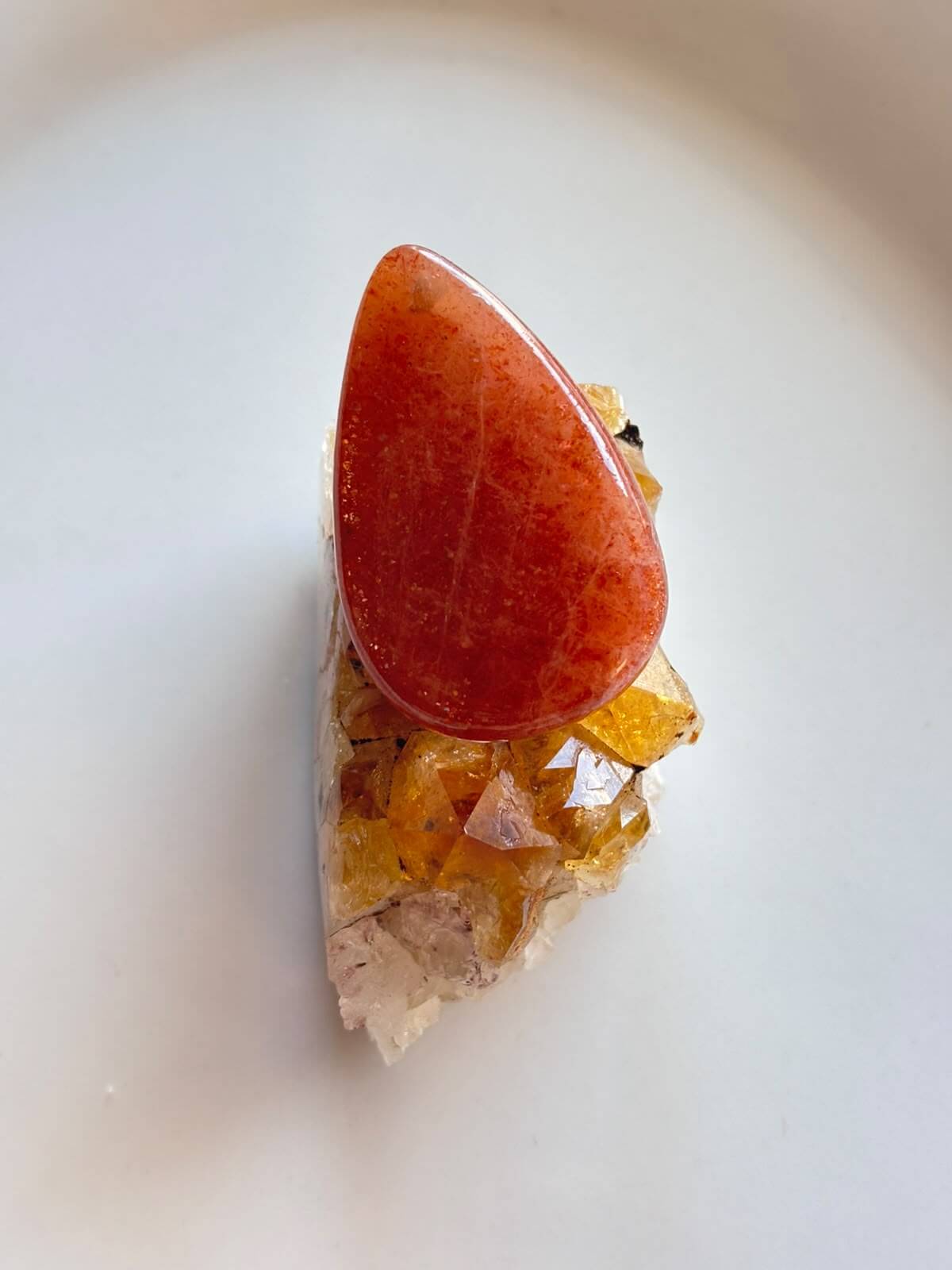 44mm Sunstone Gemstone for Pendant Designs