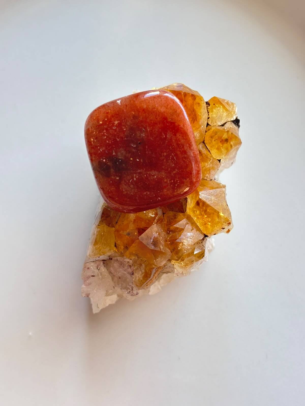 28mm Sunstone Stone for Jewellery Projects