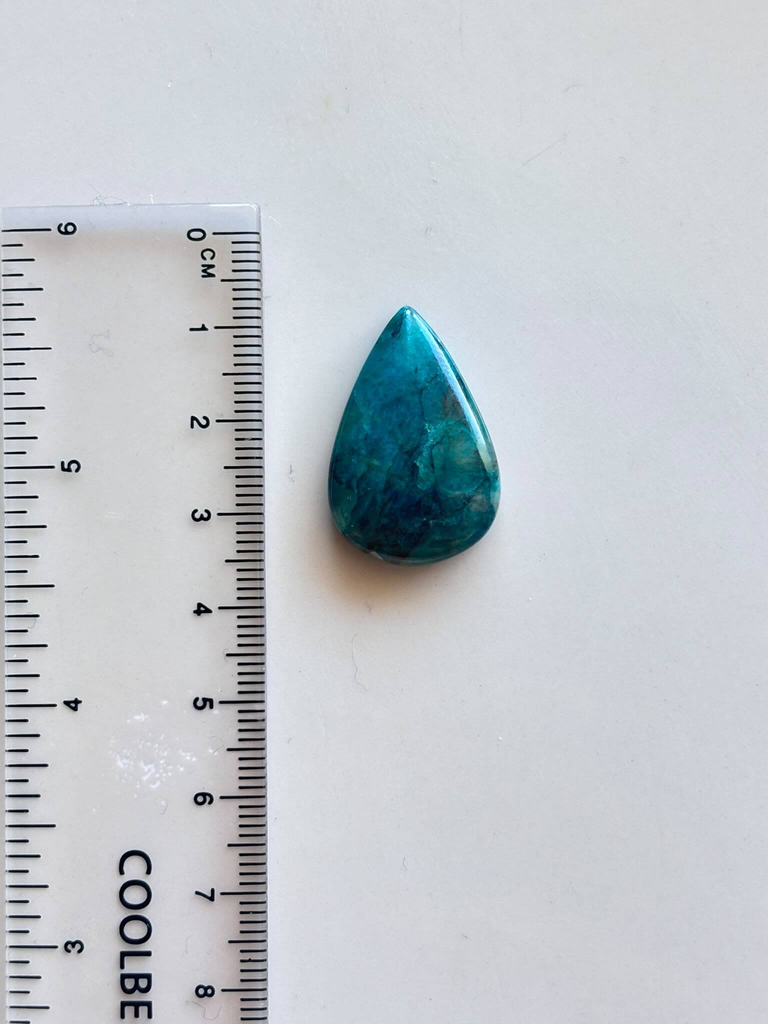 28mm Shattuckite Cabochon – Ocean Echo - Image 2