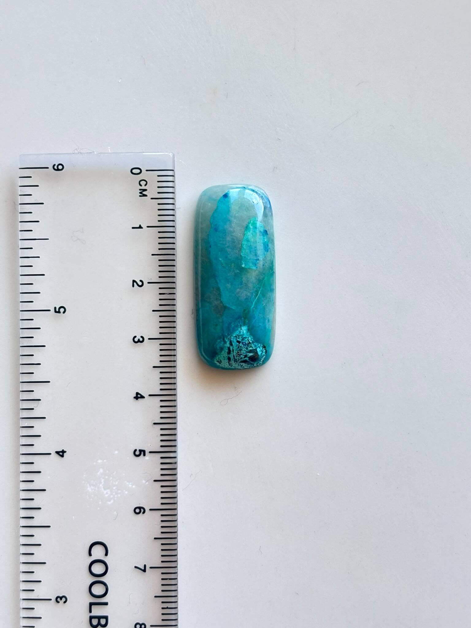 33mm Shattuckite Cabochon – Ocean Harmony - Image 2