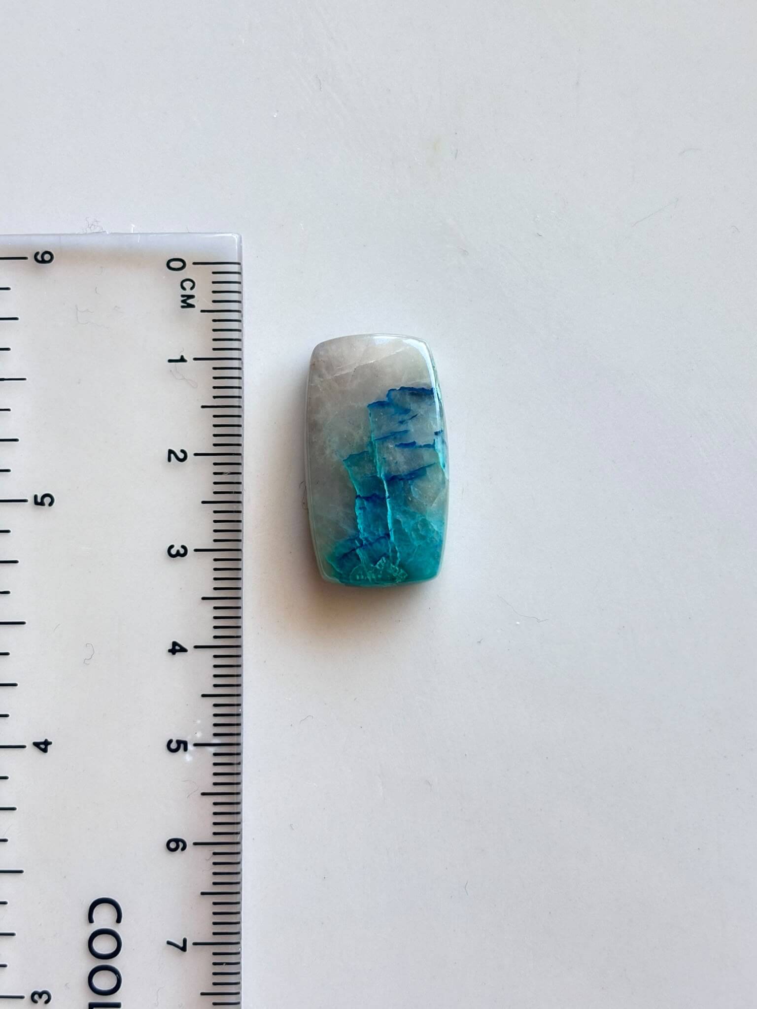 21mm Shattuckite Cabochon – Little Lagoon - Image 2