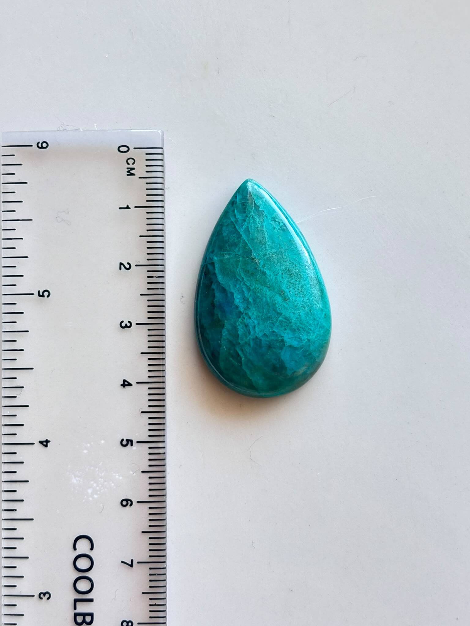 32mm Shattuckite Cabochon – Sea Breeze - Image 2