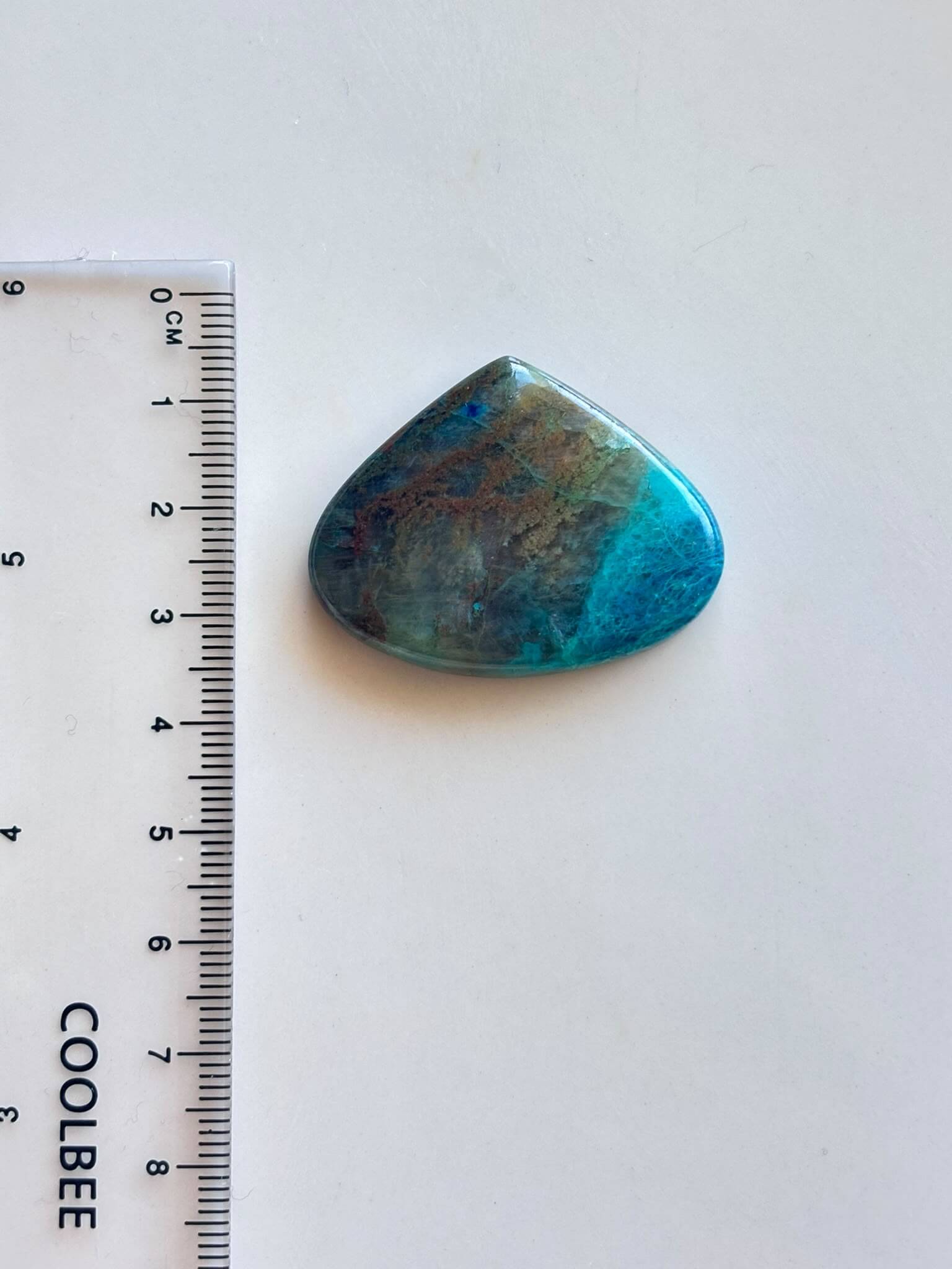 30mm Shattuckite Cabochon – Coastal Charm - Image 2
