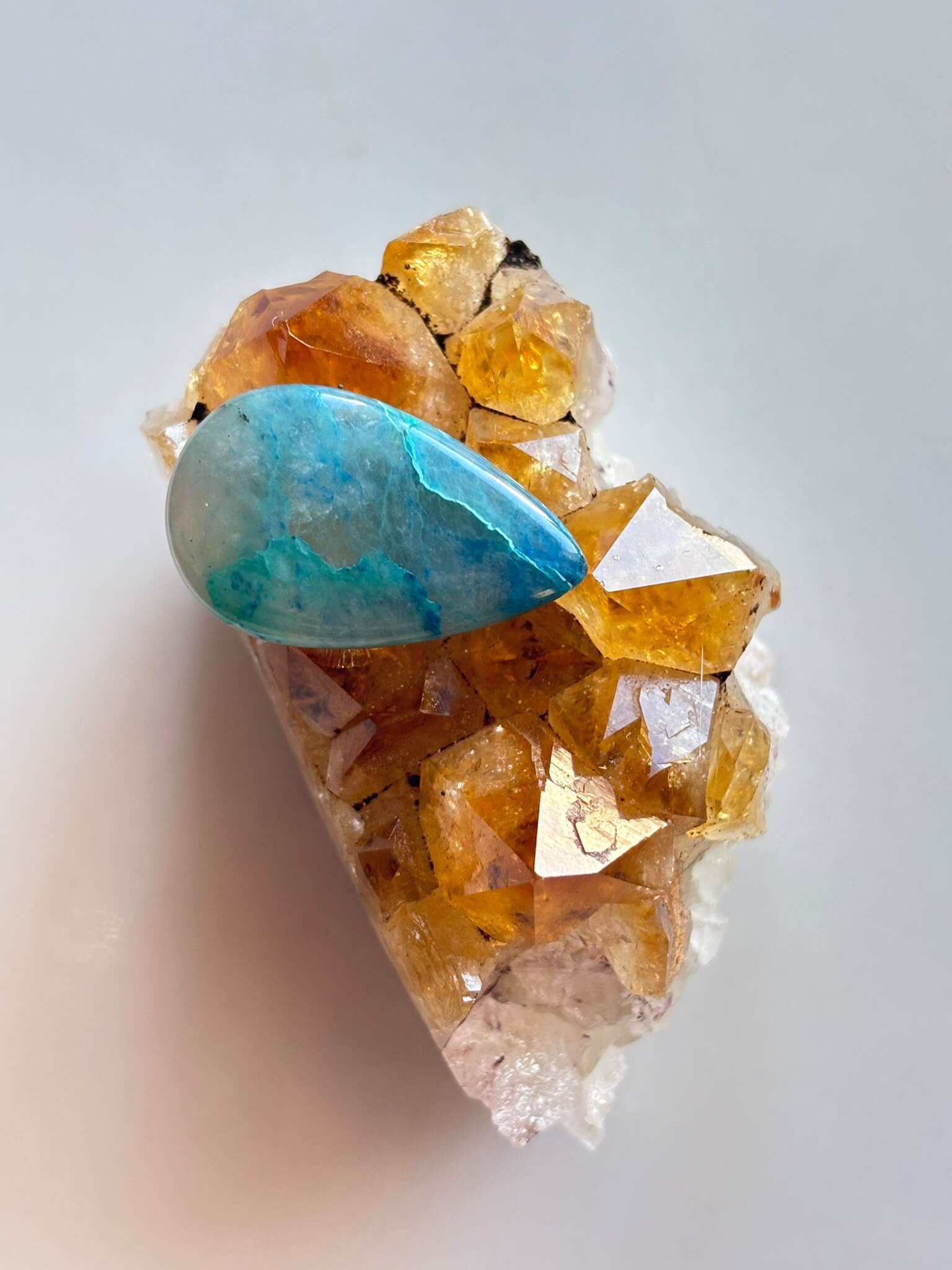 27mm Shattuckite Cabochon – Coastal Muse