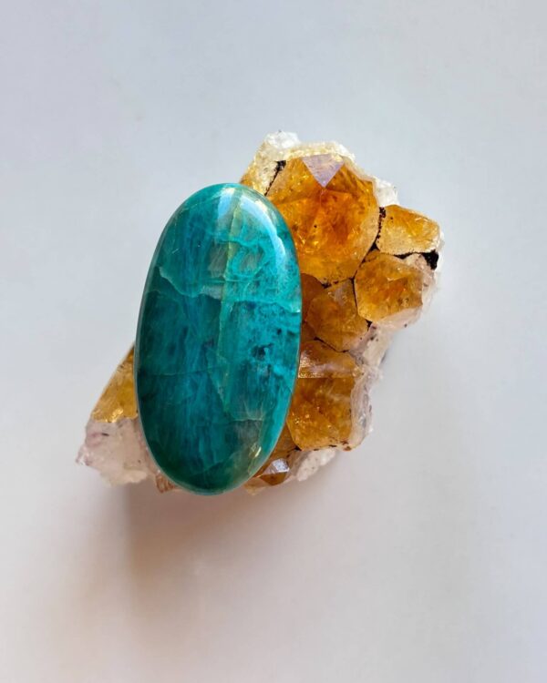 41mm Shattuckite Cabochon – Ocean Majesty