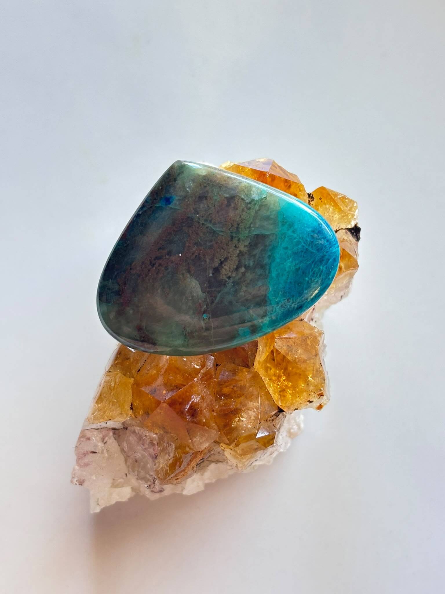30mm Shattuckite Cabochon – Coastal Charm