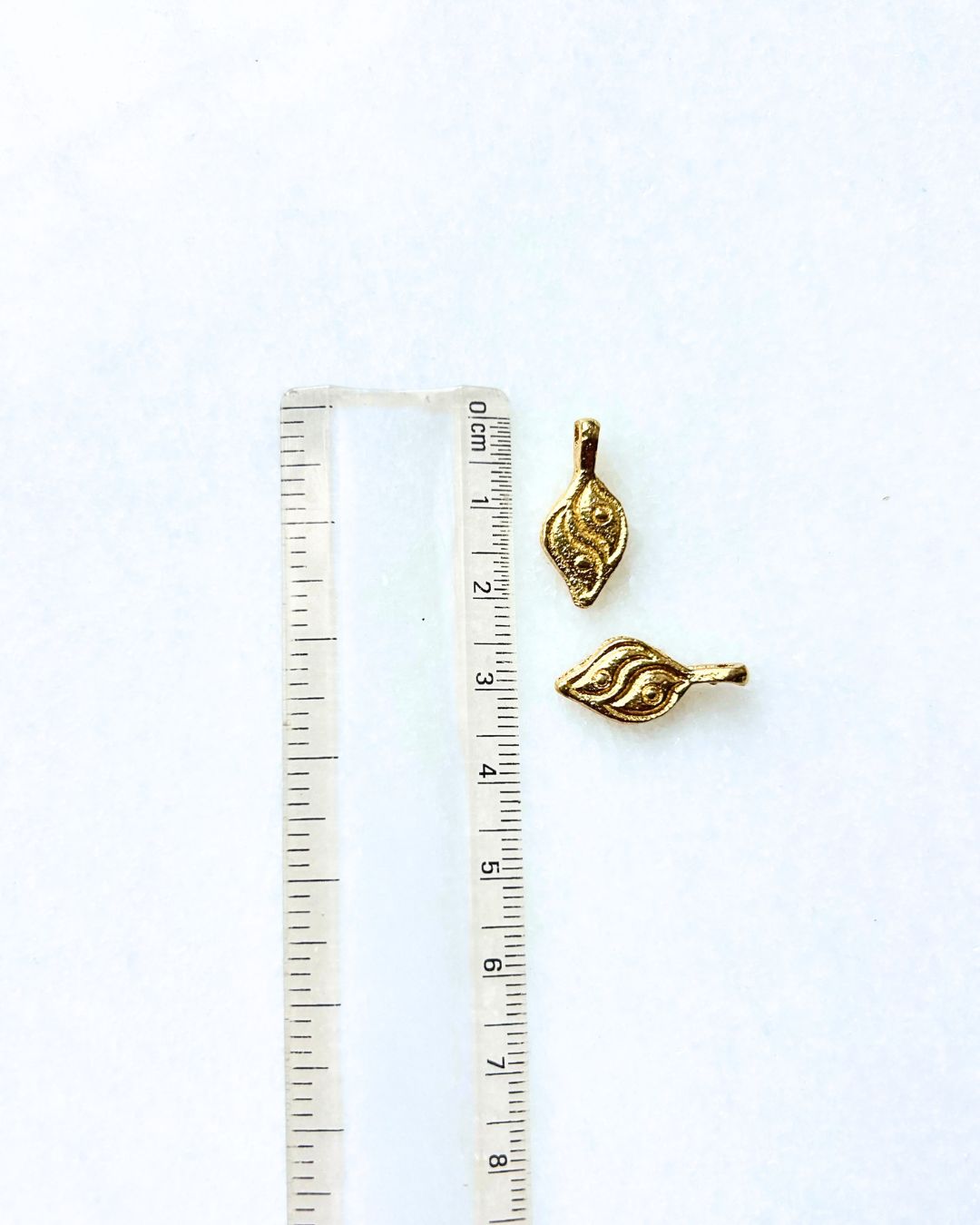 Evil Eye Brass Charms – Pack of 10 Pieces - Image 3