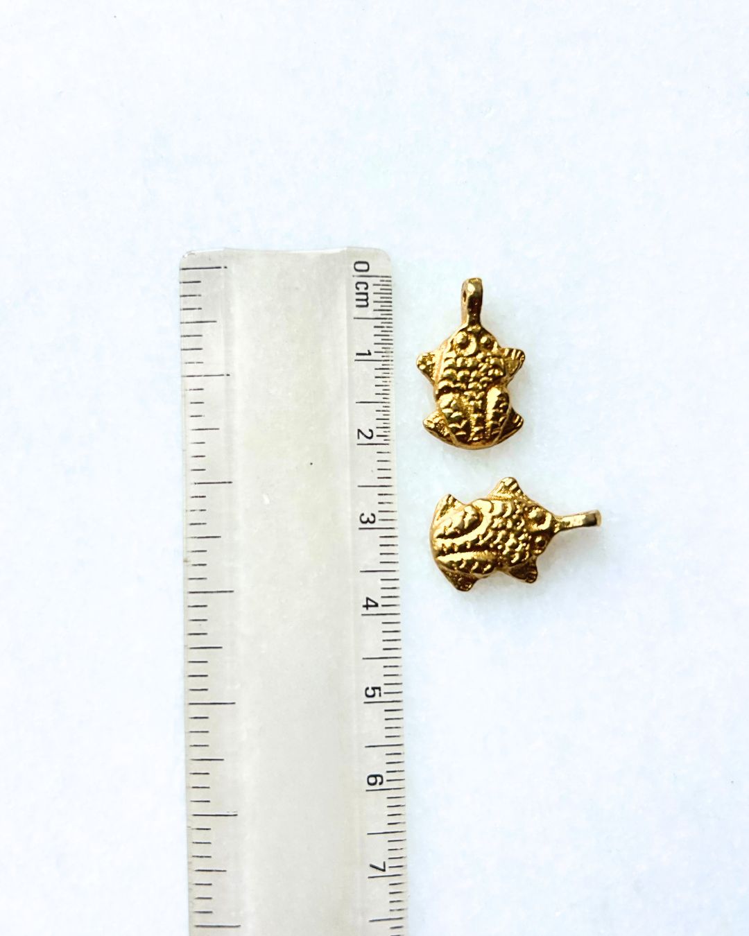 Crafted Frog Brass Charms – Pack of 5 Pieces - Image 3