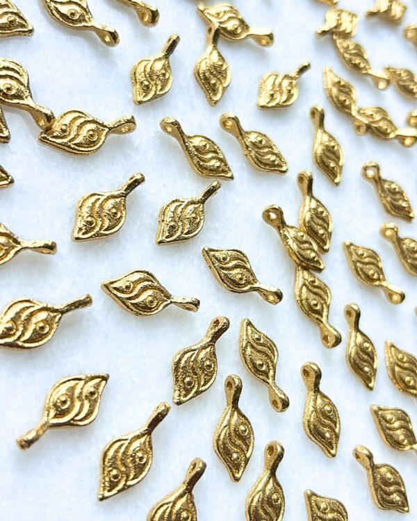 Evil Eye Brass Charms – Pack of 10 Pieces