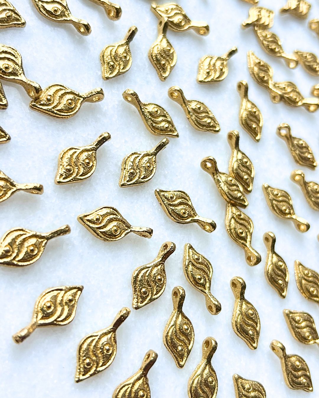 Evil Eye Brass Charms – Pack of 10 Pieces