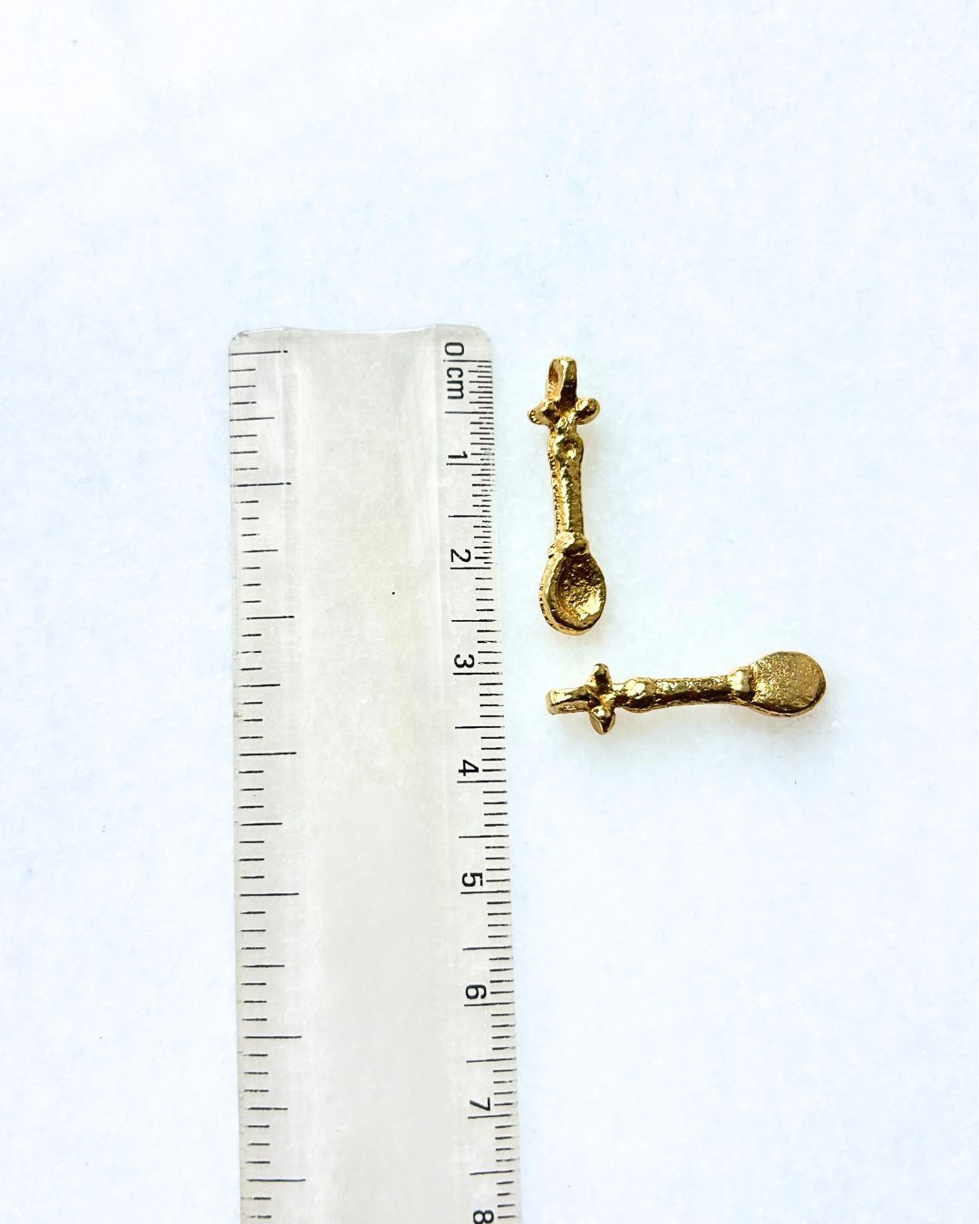 Spoon Brass Charms - Pack of 5 Pieces - Image 3