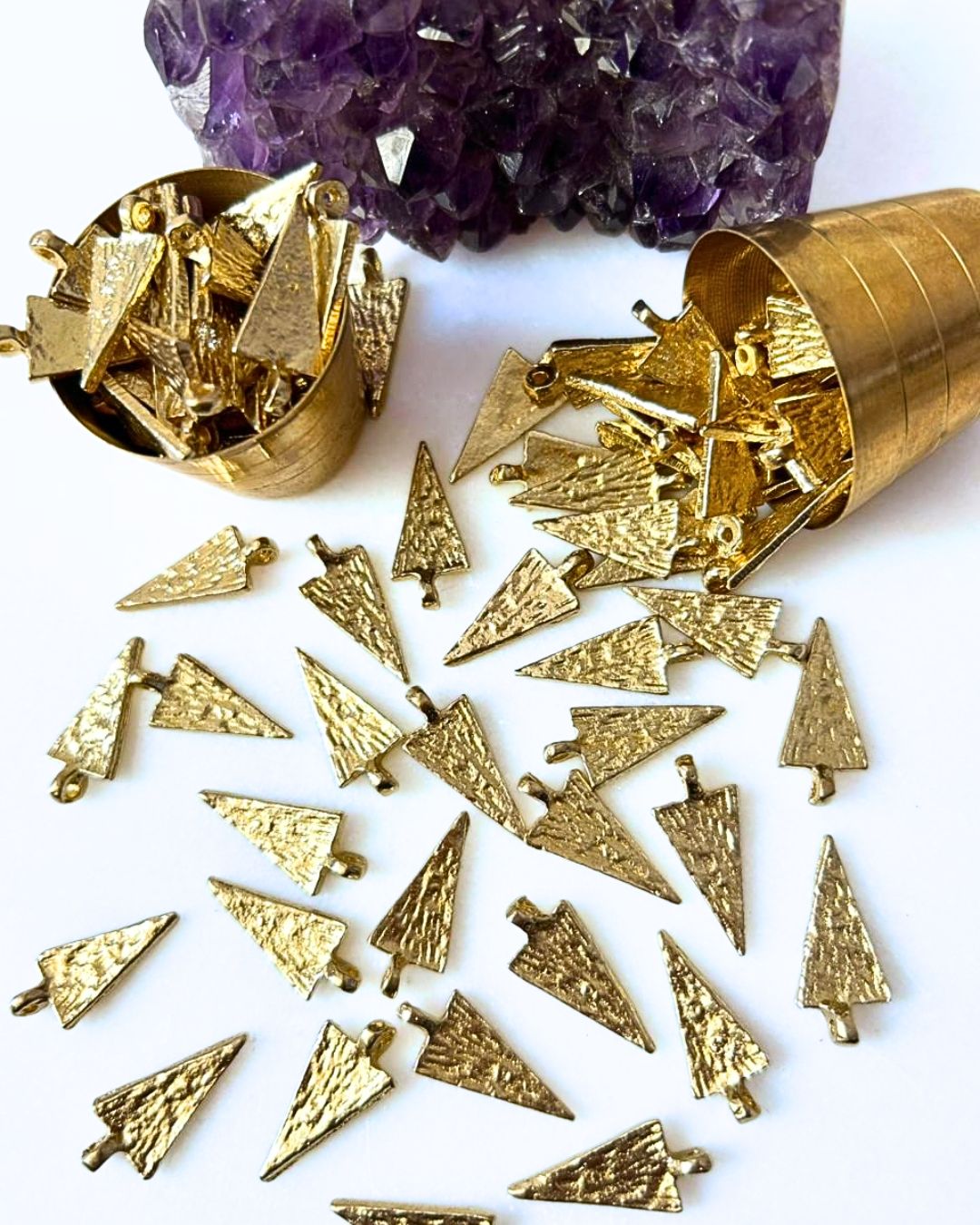 Brass Spear Charms – Pack of 5 Pieces - Image 2