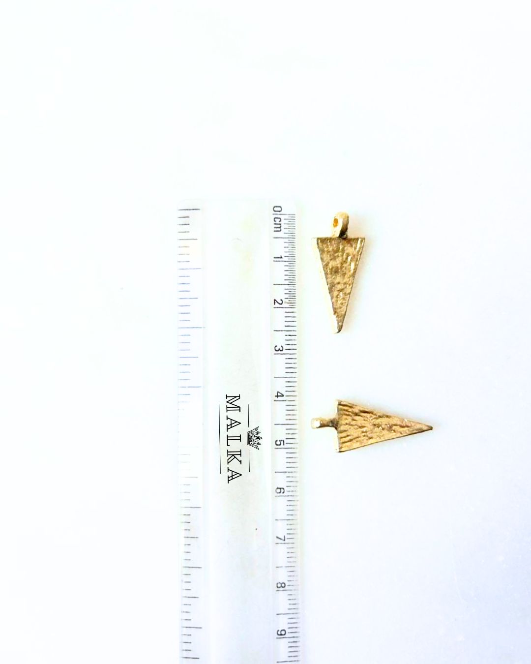 Brass Spear Charms – Pack of 5 Pieces - Image 3