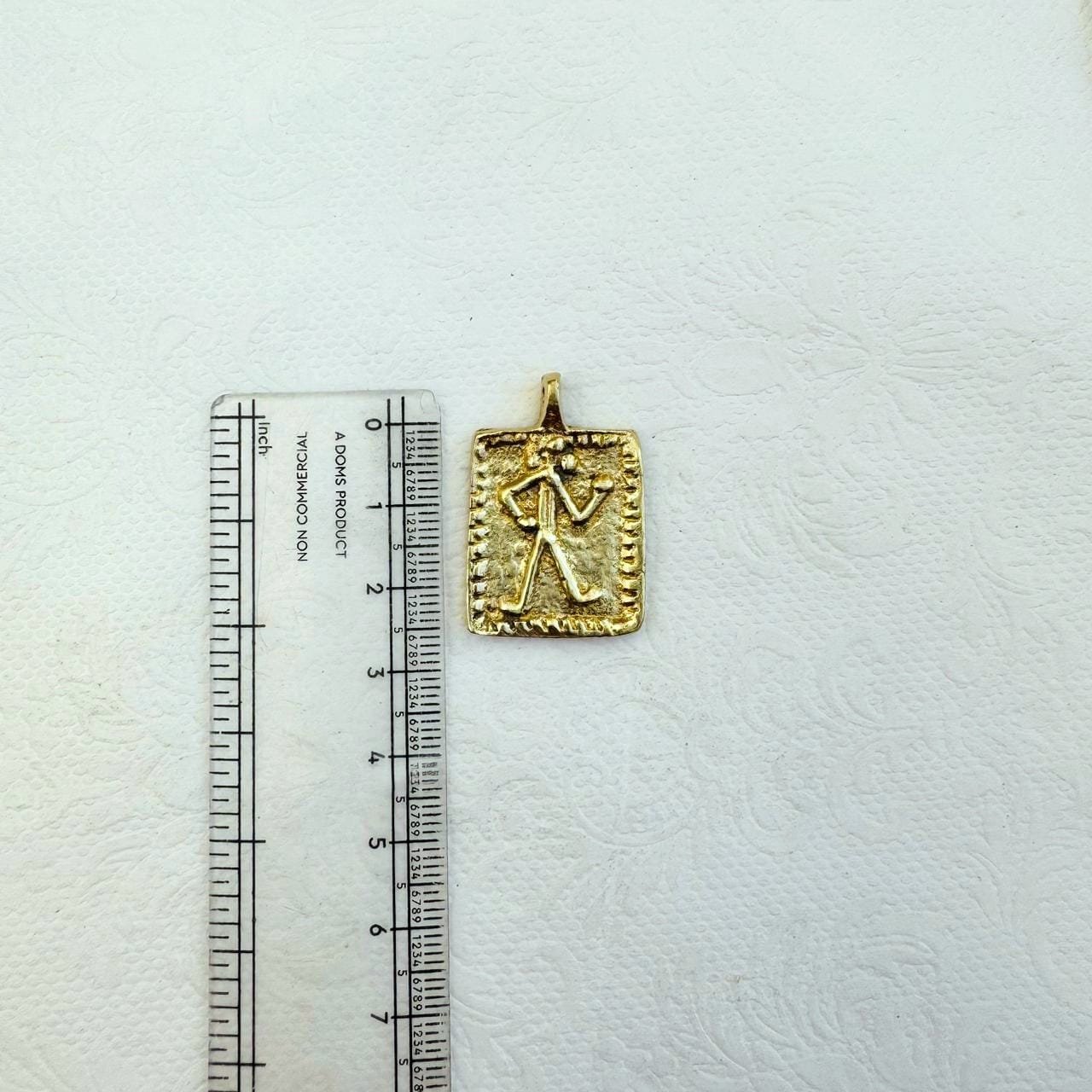 Ancient Figure Brass Pendant - Image 3