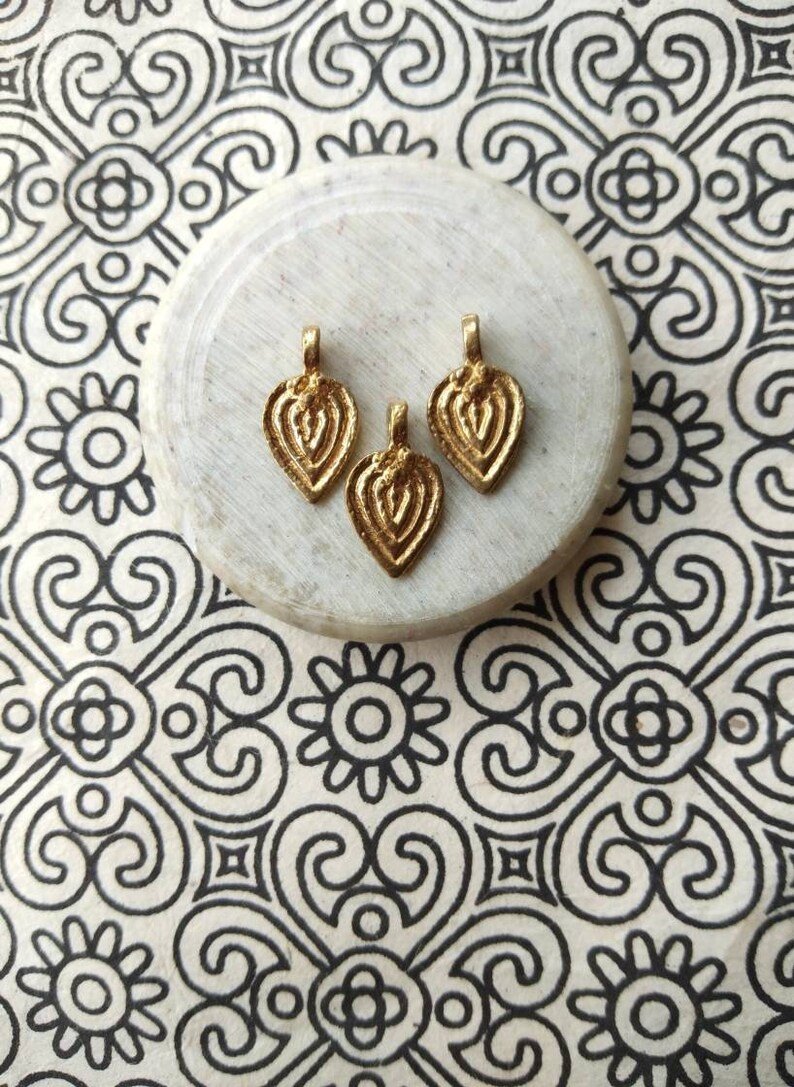 Drop Brass Charms – Pack of 10 Pieces - Image 5