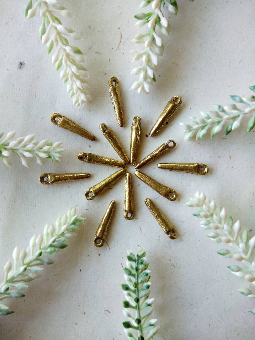 18mm Stick Brass Charms – Pack of 10 Pieces - Image 7