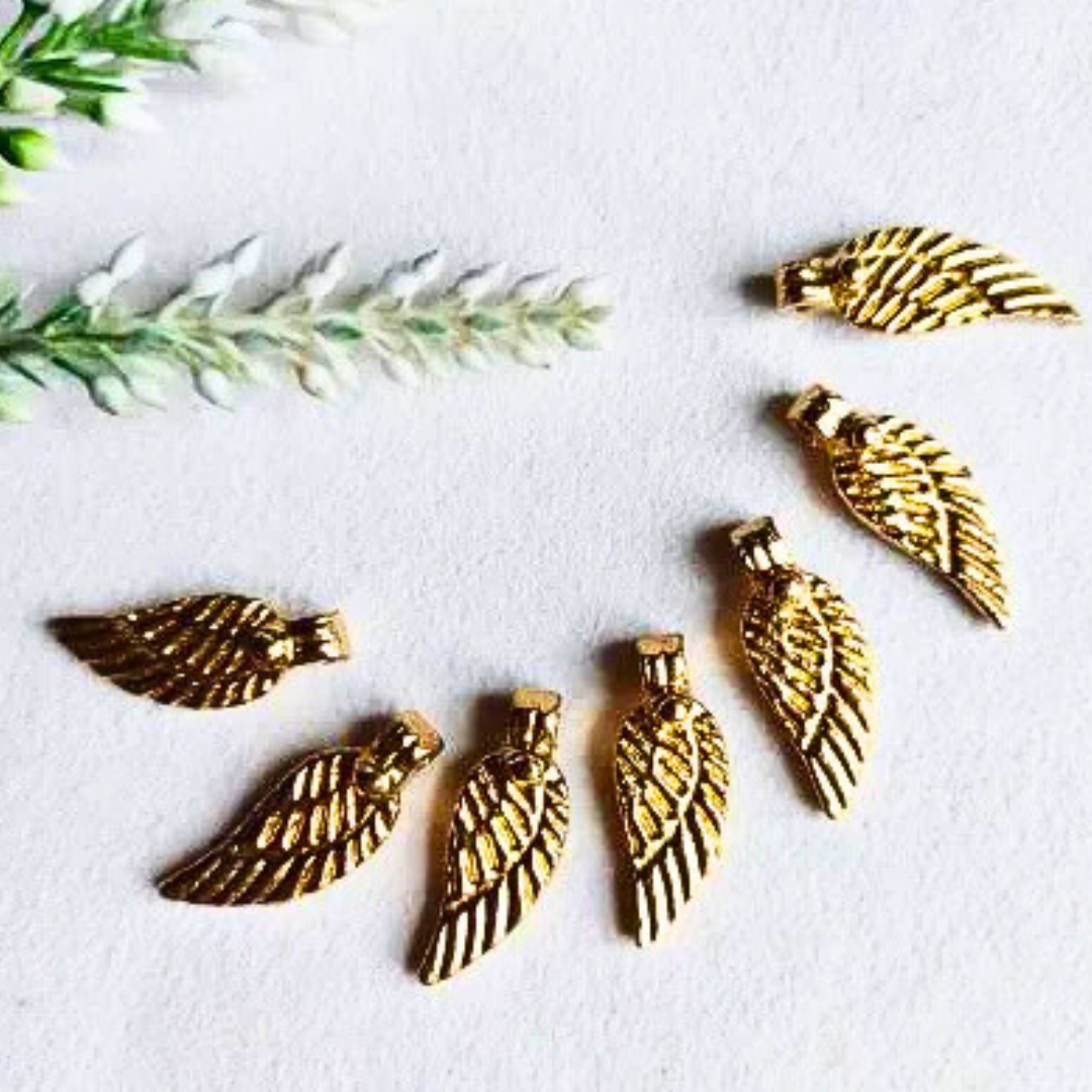 Wing Brass Charms – Pack of 5 Pieces - Image 4